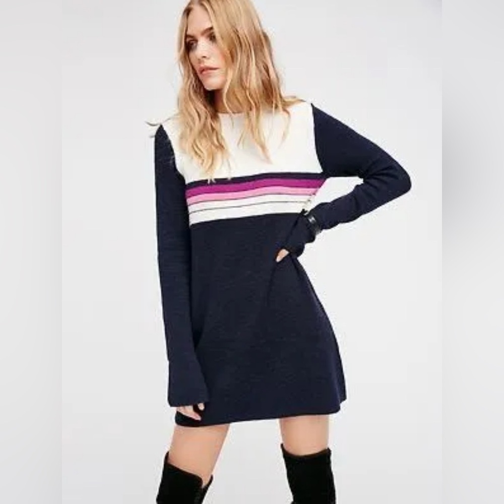 Free People| ‘Colorblock’ Sweater Dress
